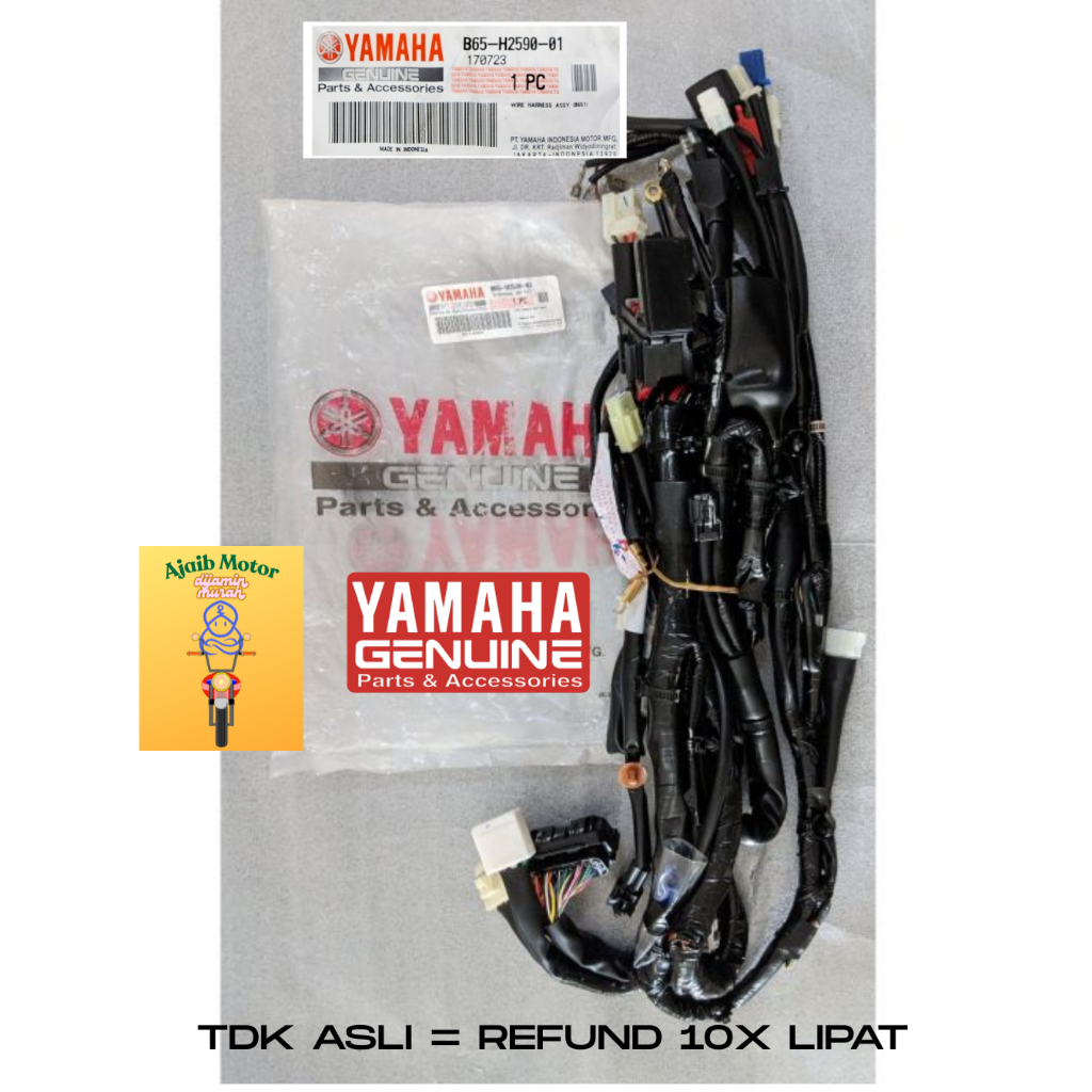 YGP KABEL BODY SET AEROX 155 NON ABS NON KEYLESS ASLI ORI YAMAHA B65-H2590