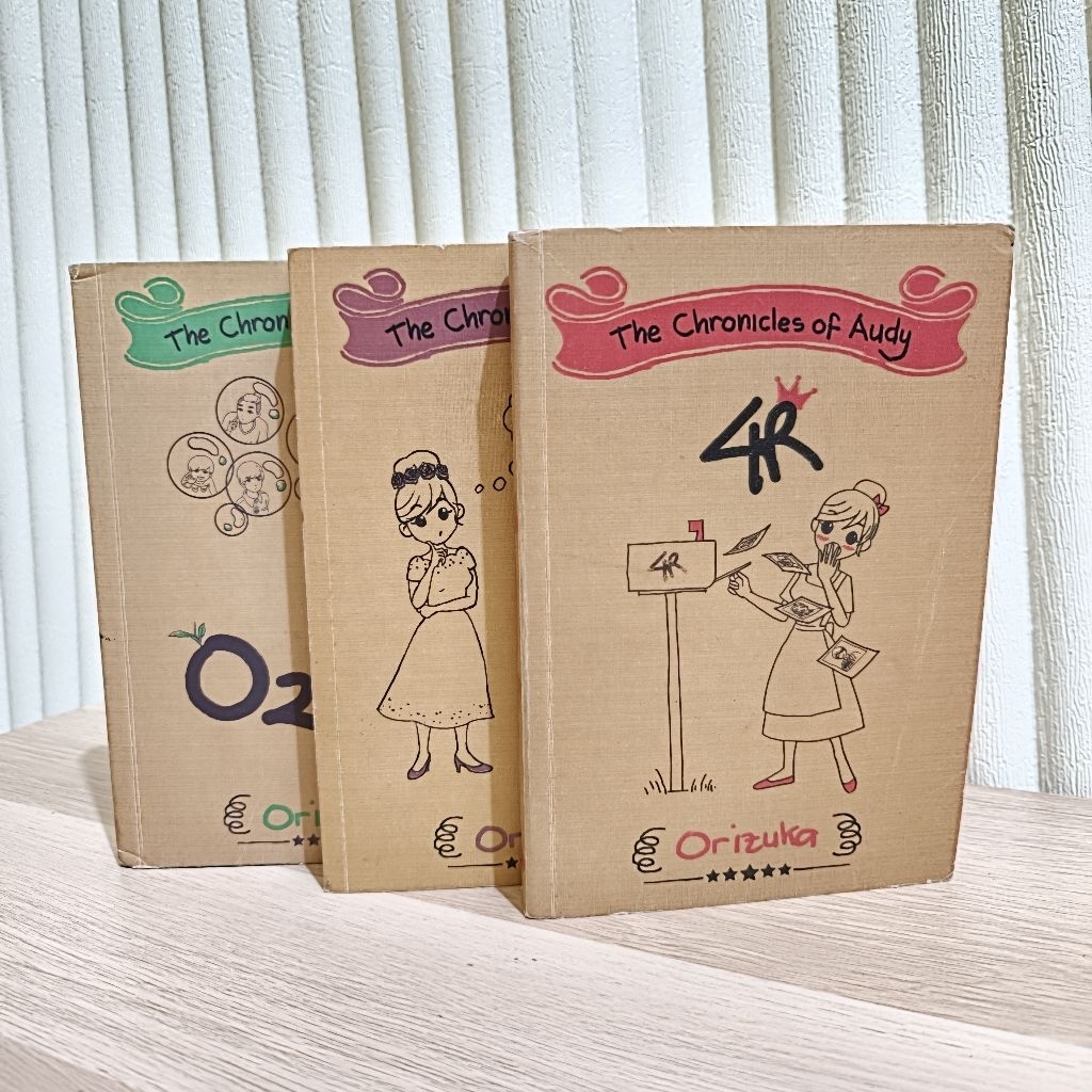 (ORIGINAL) THE CHRONICLES OF AUDY - NOVEL SET SERIES BY ORIZUKA - 4R 21 4/4 O2 - NOVEL LOKAL PENERBI
