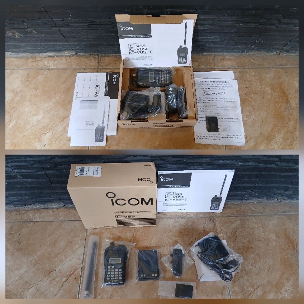 HT ICOM V85 VHF NEW SEGEL  ICOM ORIGINAL JAPAN