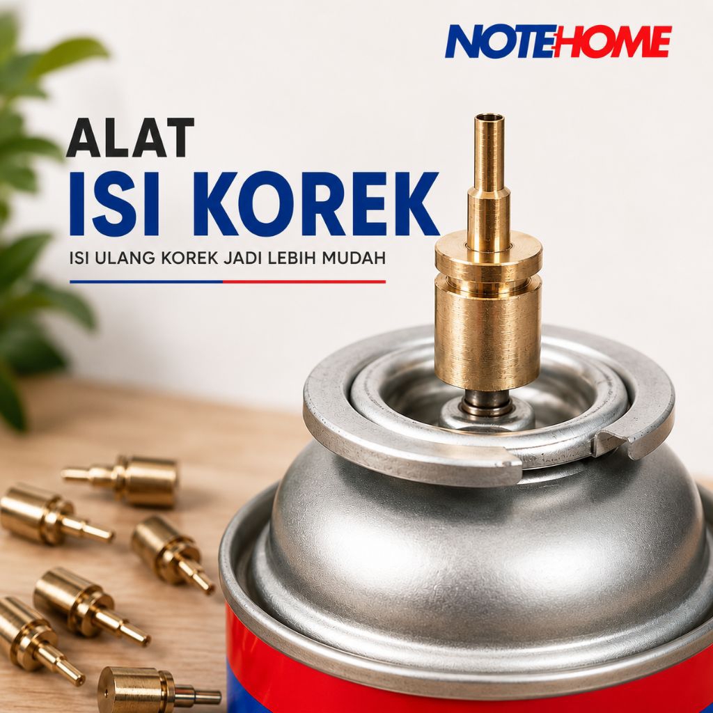 ALAT ISI ULANG KOREK GAS / REFIL KOREK ADAPTER DARI GAS PORTABLE KE KOREK