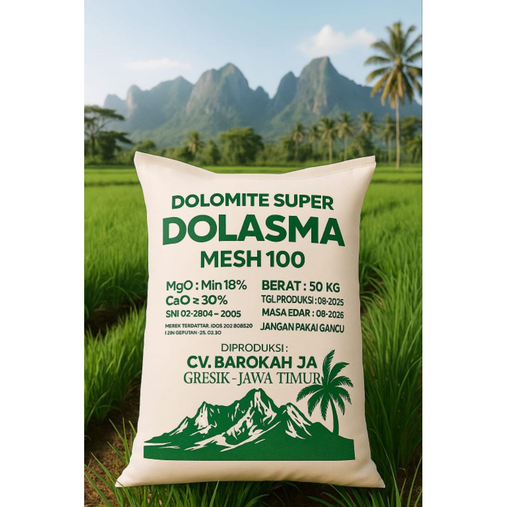 Dolomit pupuk kapur pertanian 50kg DOLASMA