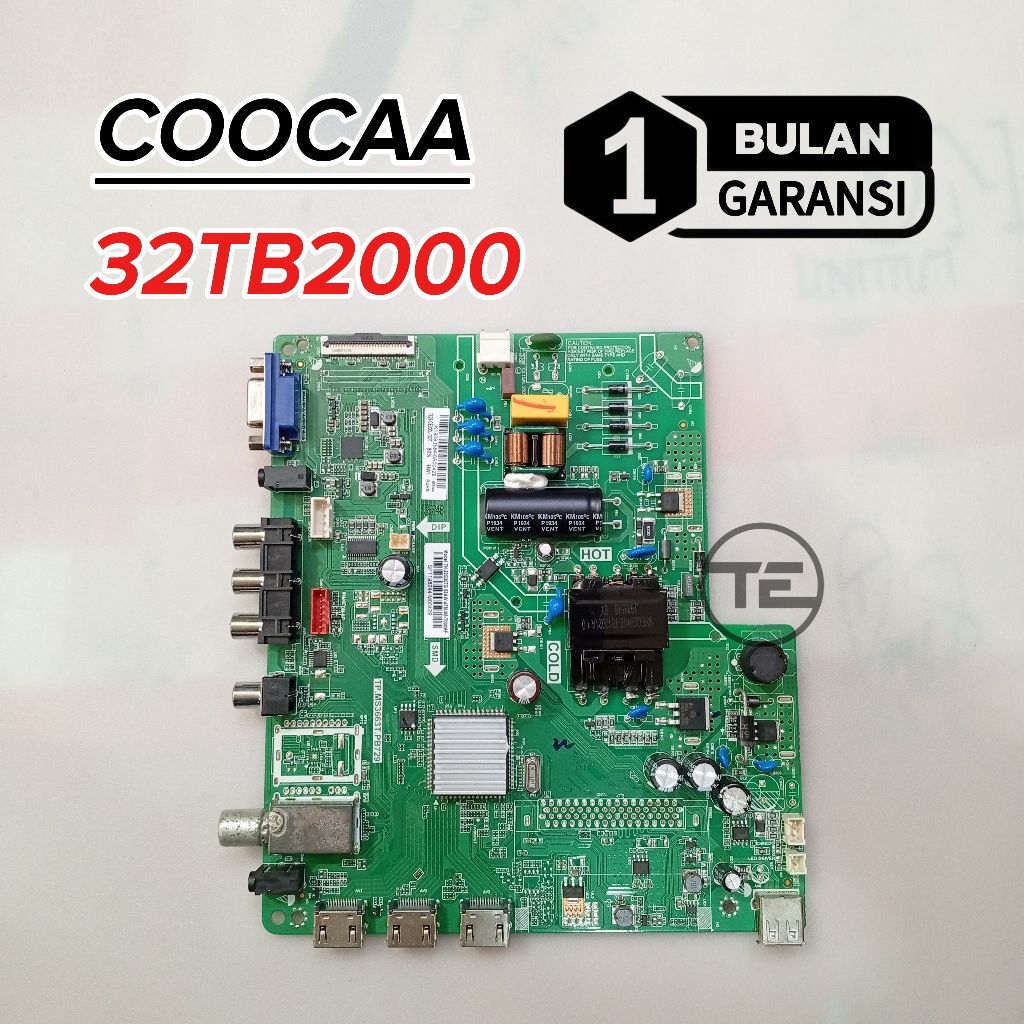 MB COOCAA 32TB2000 MESIN TV LED COOCAA 32TB2000 MAINBOARD MOTHERBOARD MODUL MOBO TV LED COOCAA
