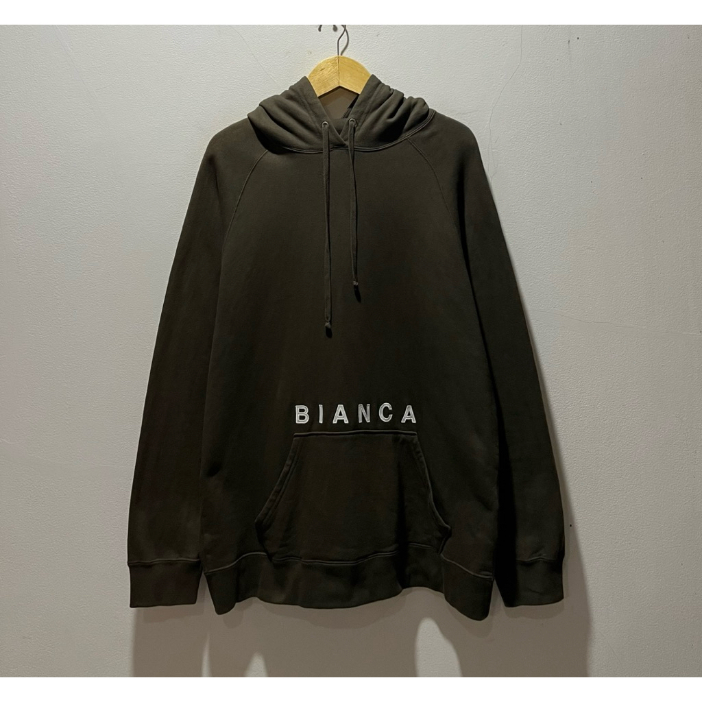 Hoodie BIANCA CHANDON Embroidery Logo Olive Green