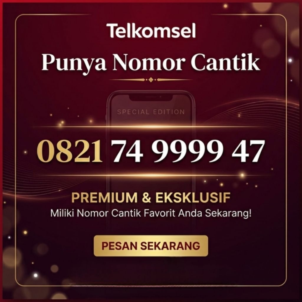 nomer cantik telkomsel 9999