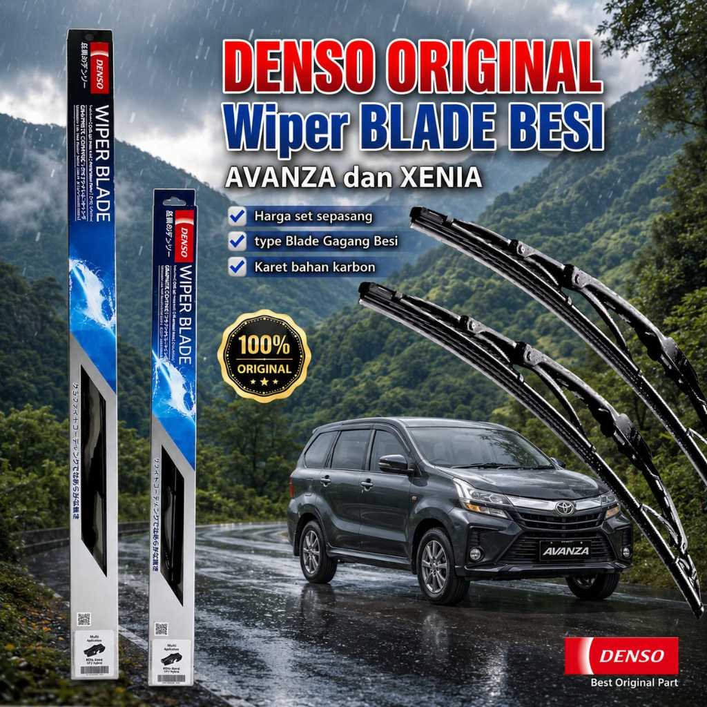 DENSO ORIGINAL For AVANZA XENIA - Wiper Depan Sepasang