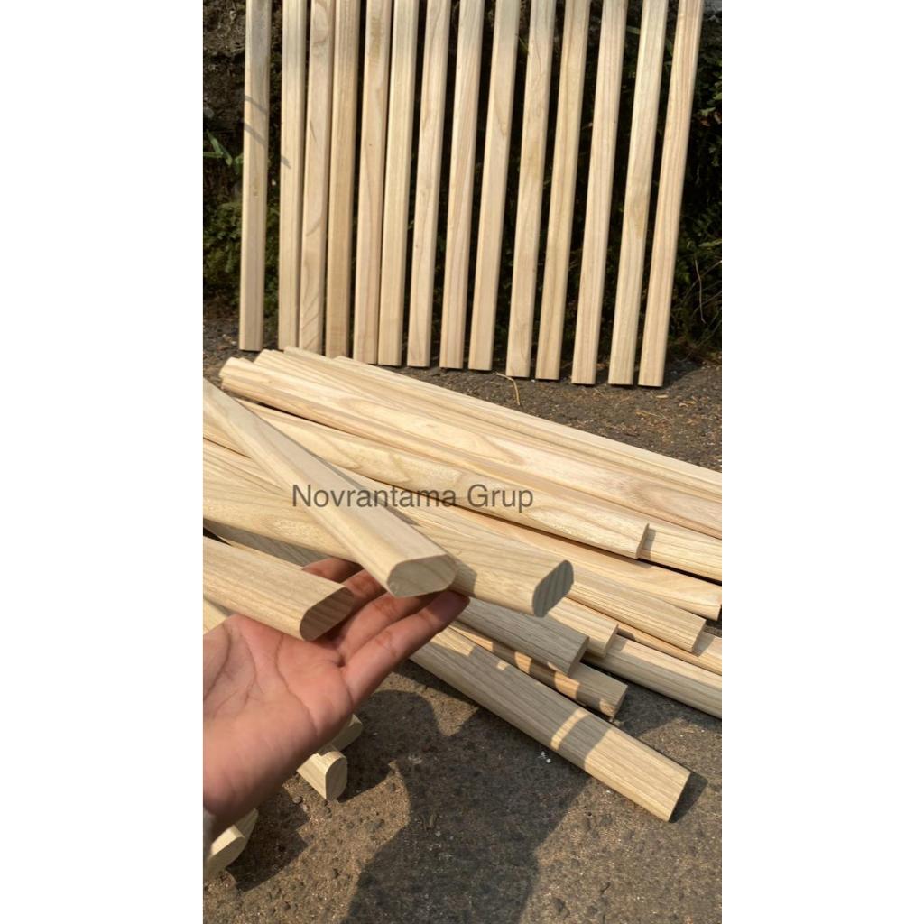 Kayu Sungkai Oval / Wooden Rods / Sungkai Oven