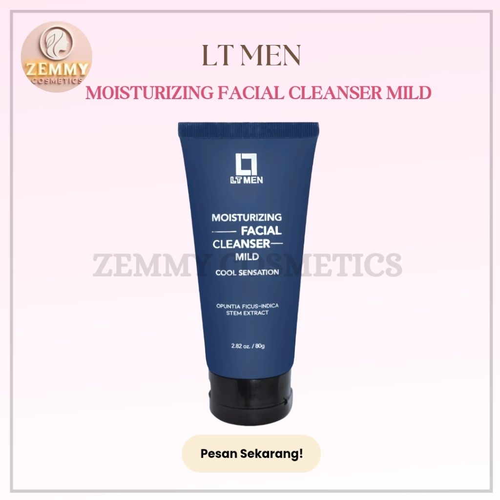 [ORIGINAL 100% BPOM] Pembersih Wajah Pria LT Men 80gr - Lembut, Menyejukkan, Menjaga Kelembaban