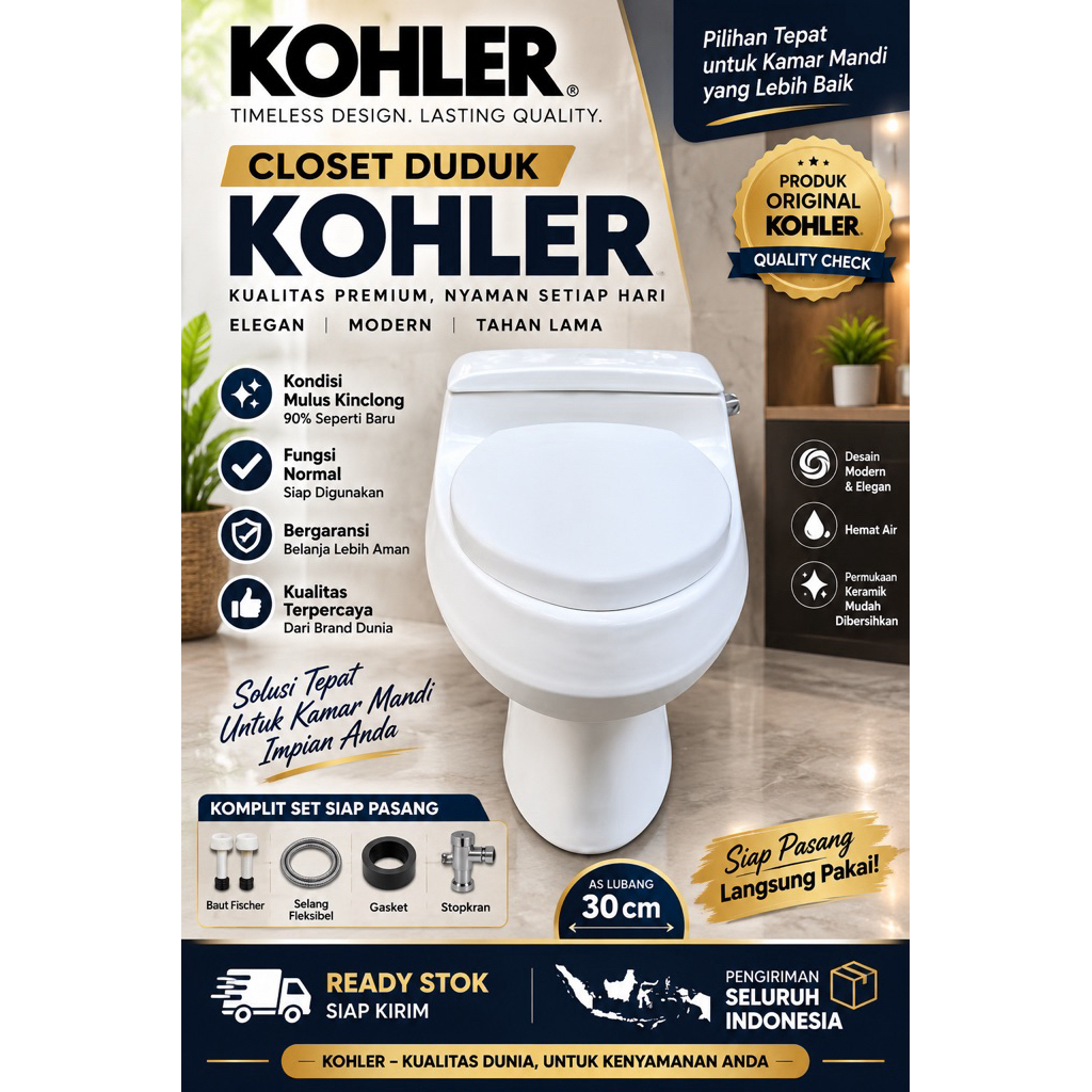 CLOSET DUDUK KOHLER| CLOSET DUDUK KOHLER KODOK