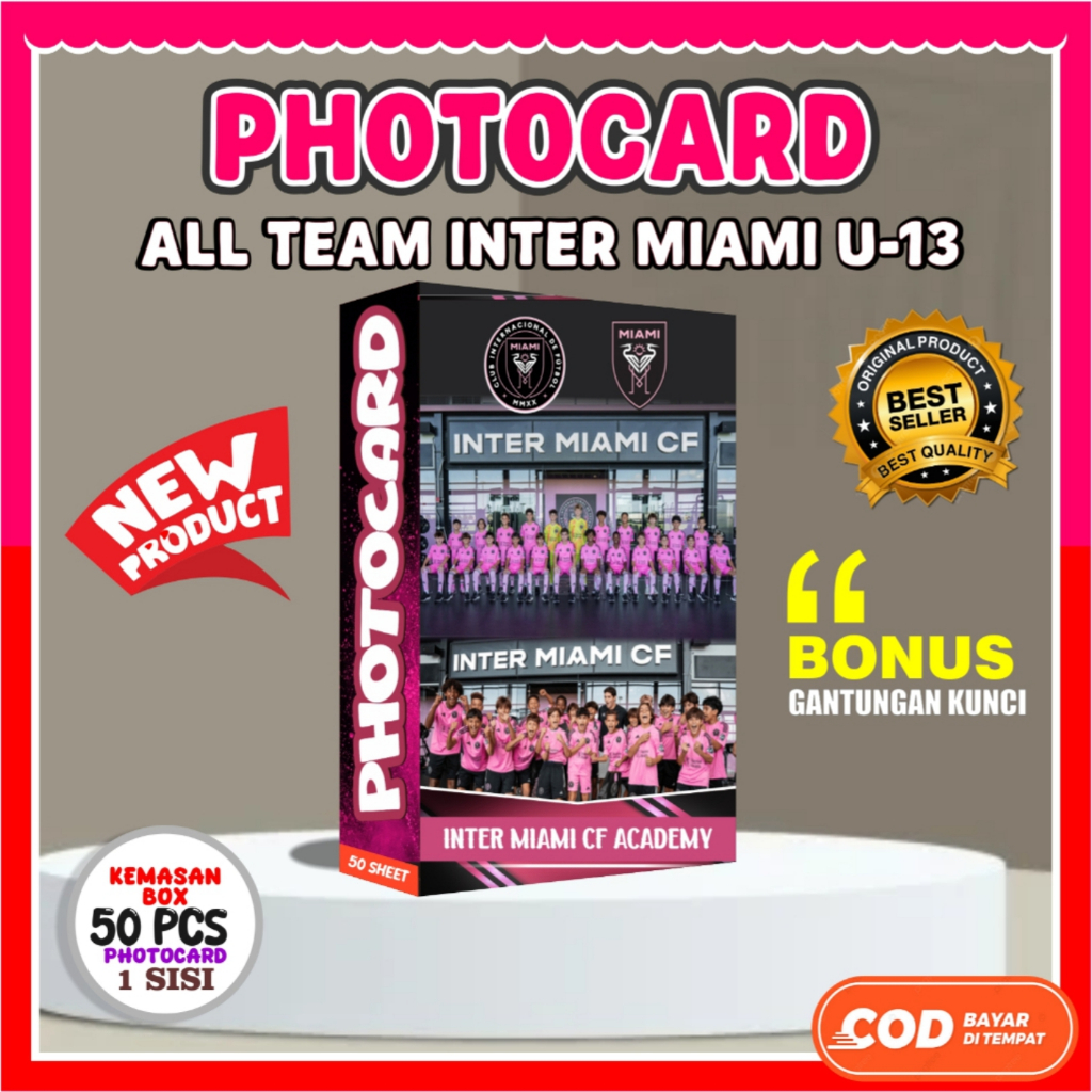 Photocard Inter Miami U-13 All Team Bonus Gantungan Kunci Innerslave - Galeri Photocard
