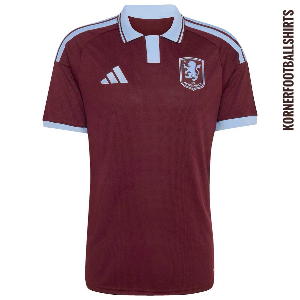 Aston Villa 26/27 Stadium Home Jersey Bola Pria Original