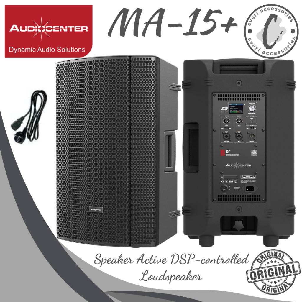 Audiocenter MA-15+ Speaker Active DSP-controlled Loudspeaker Audiocenter MA15+ Speaker Aktif MA 15+