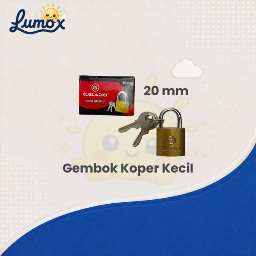 Gembok Koper Kecil Elgladio Ukuran 20 mm