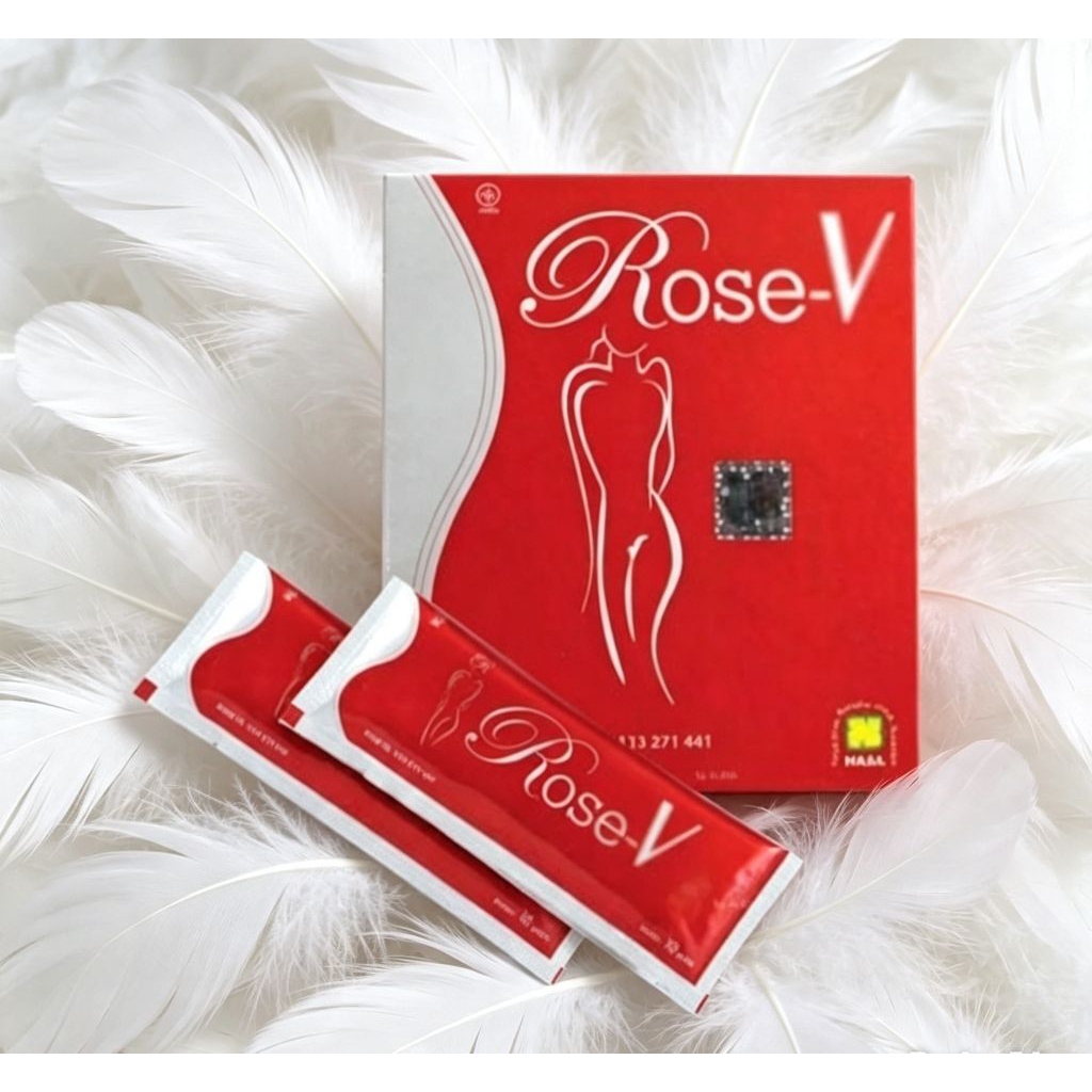 Rose-V Suplemen Kesehatan Wanita Original HALAL 1 Box Isi 12 Sachet