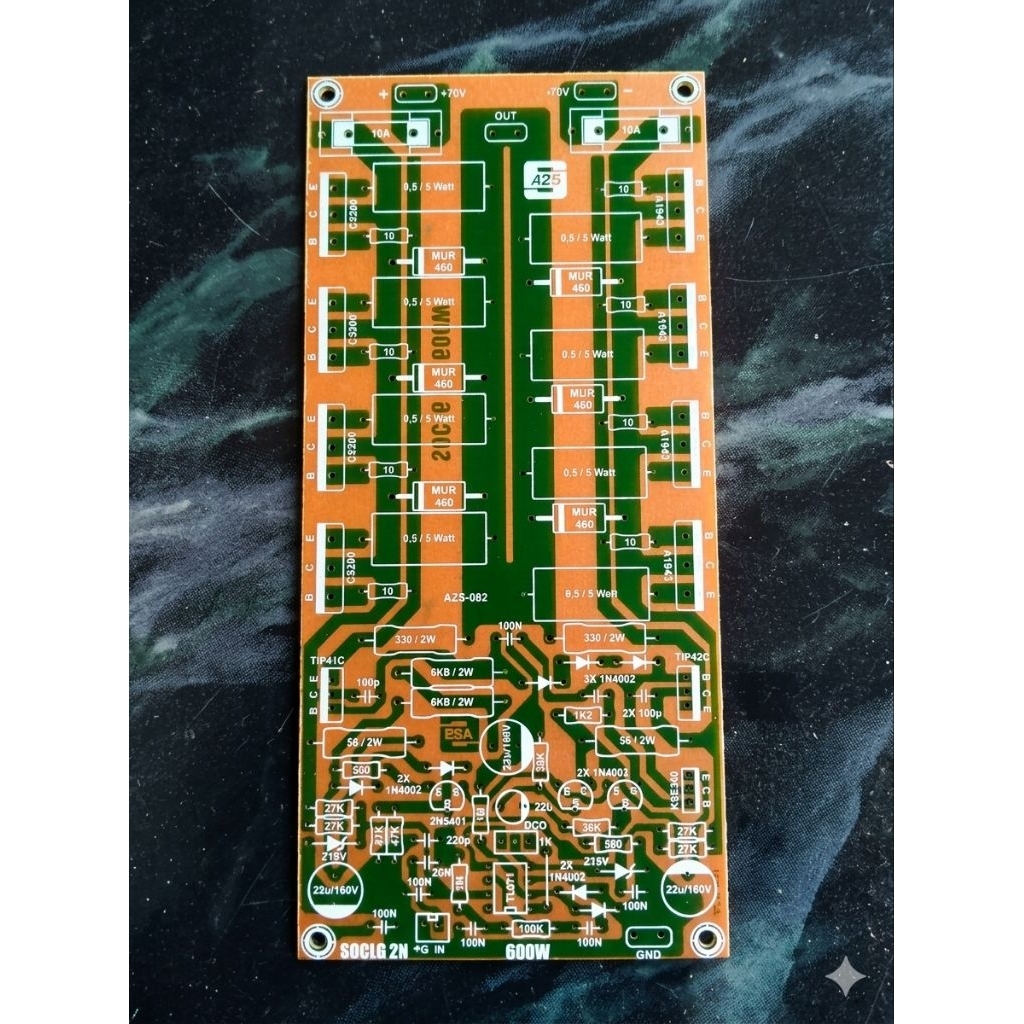 PCB Power Amplifier 600W SOCL 506 2U 4 Set Tr Final