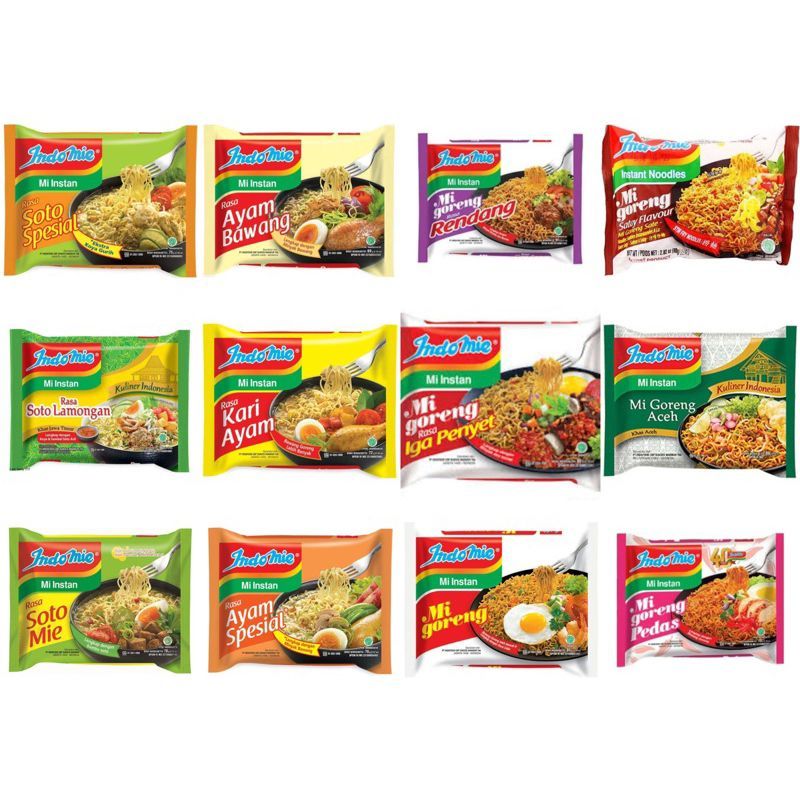 Indomie Instan Varian Rasa