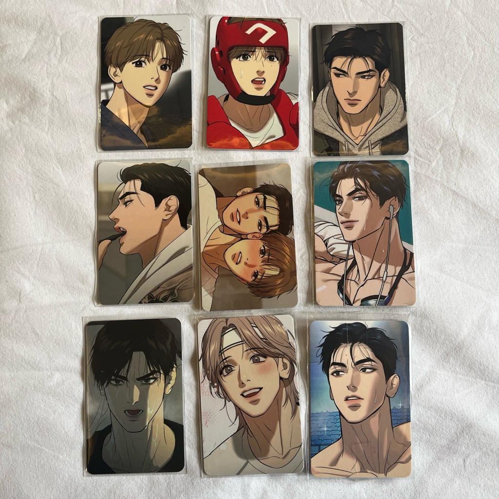(READY STOCK) Jinx Photocard Official Manhwa Jaekyung Kim Dan Bl manwha Photocard Jinx Mingwa Postca
