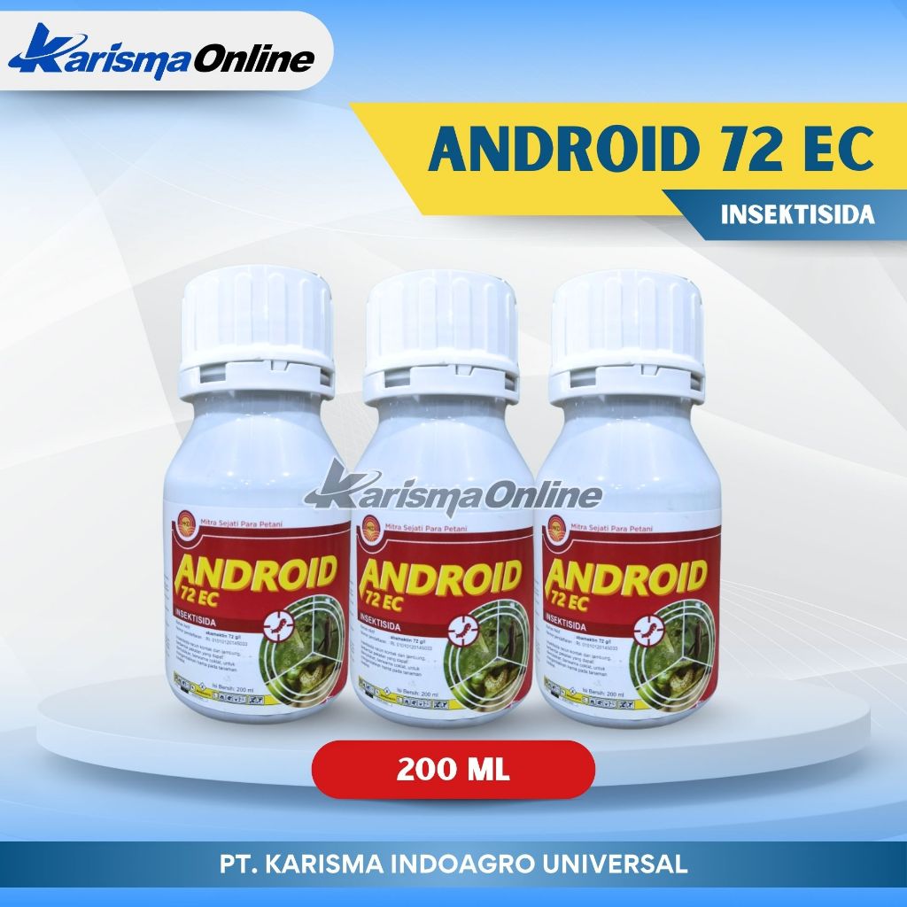 Grosir / ANDROID 72 EC - 200ml / Insektisida Hama Tanaman Kedelai / Abamektin