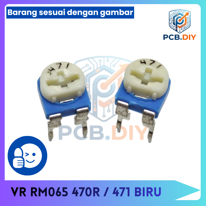 470R  Ohm Trimpot Variable Resistor RM065 470R Ohm VR RM-065 471