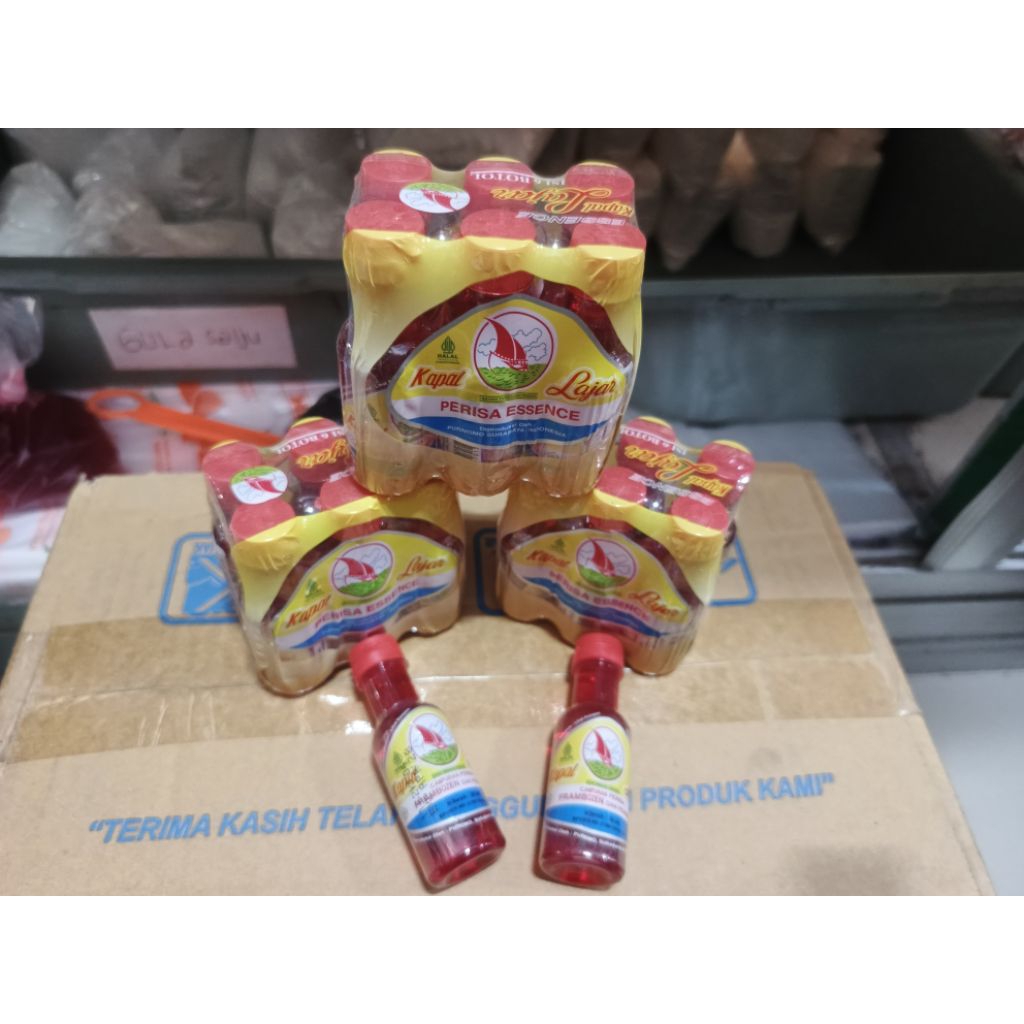 Essence Cap Kapal Layar 20ml - Vanili, Frambozen
