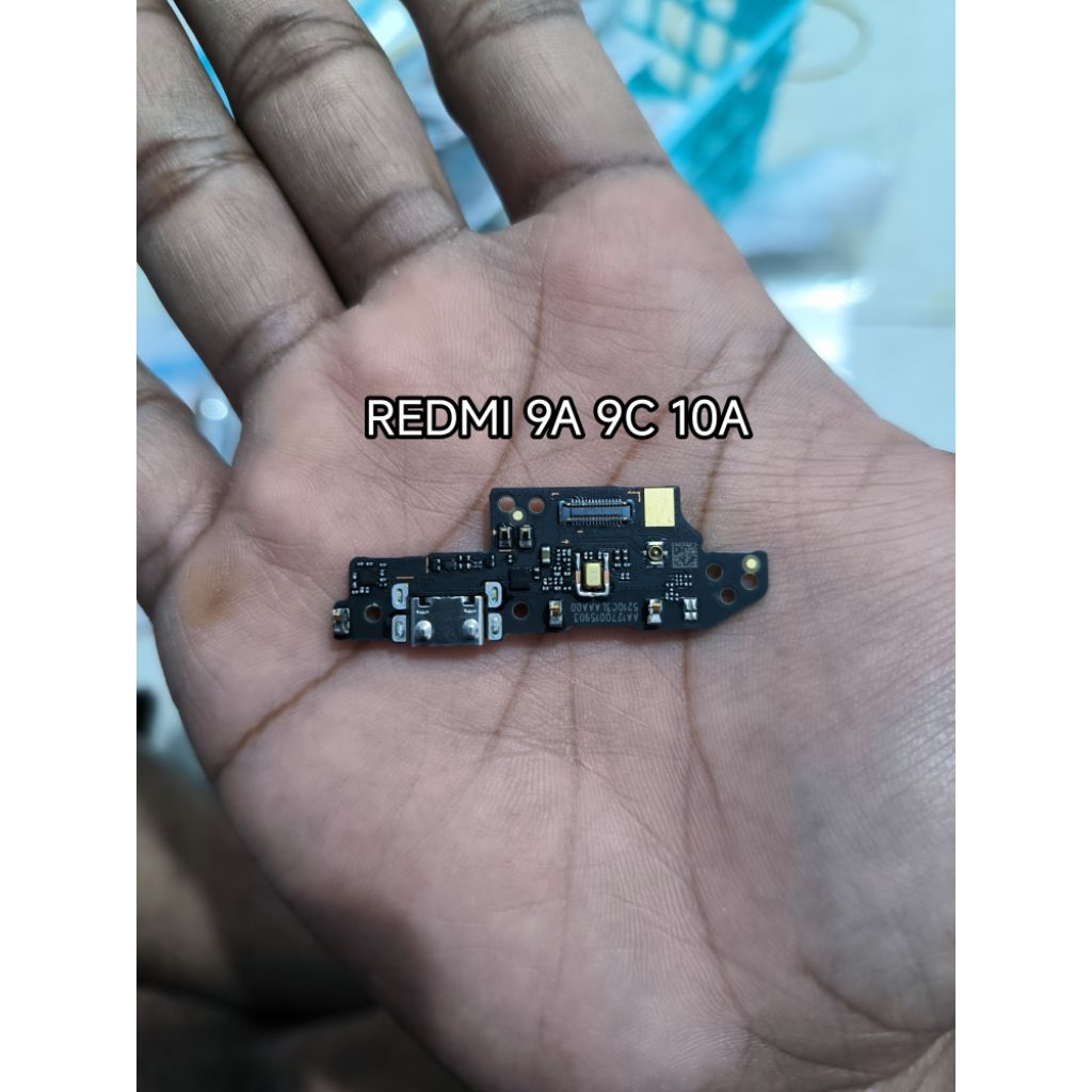 SUBBOARD KONEKTOR PAPAN CAS  KONEKTOR CHARGER MIC PLUG IN SUBBOARD REDMI 9A 9C 10A FULLSET IC CABUTA