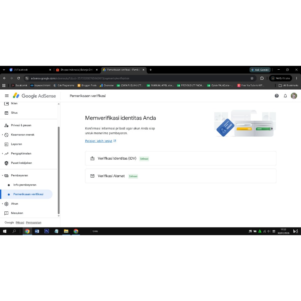 Akun Google Adsense