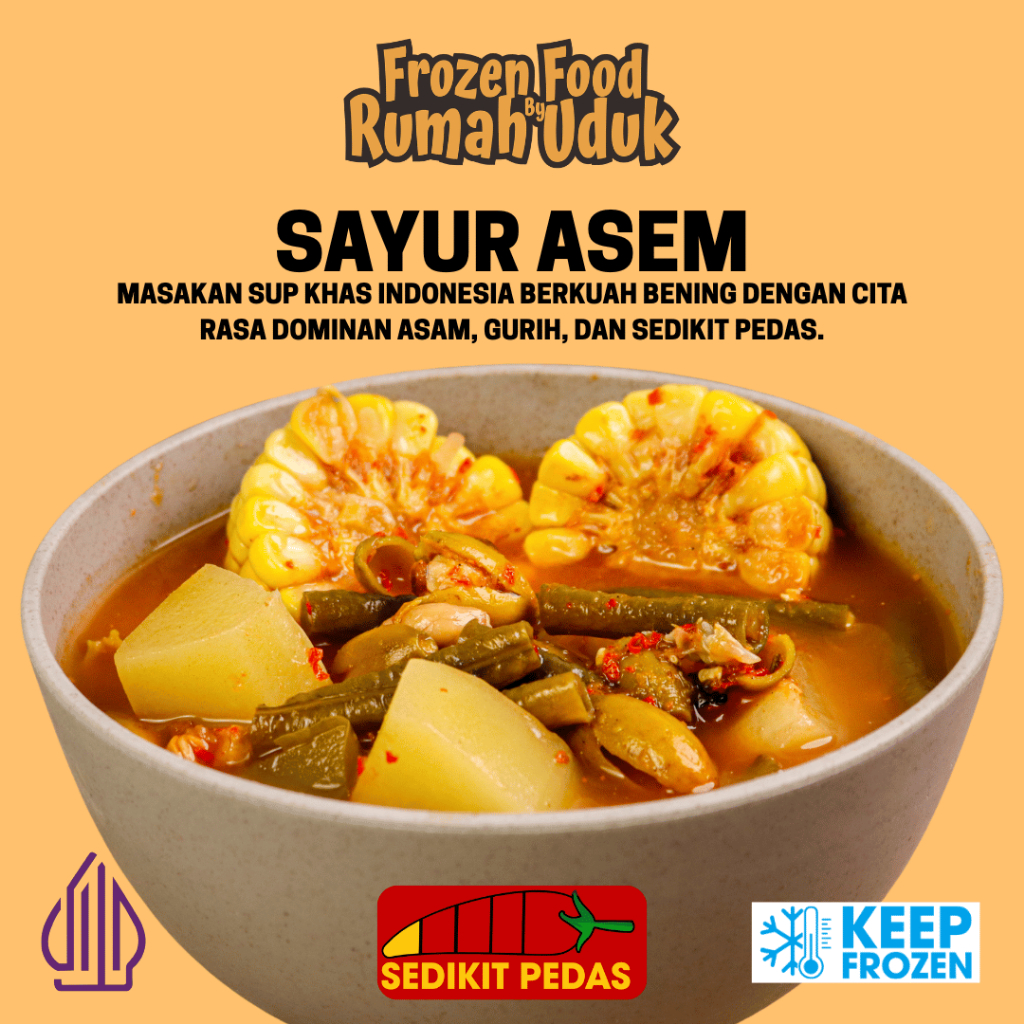 SAYUR ASEM - RUMAH UDUK - FROZEN FOOD - READY TO MEAL