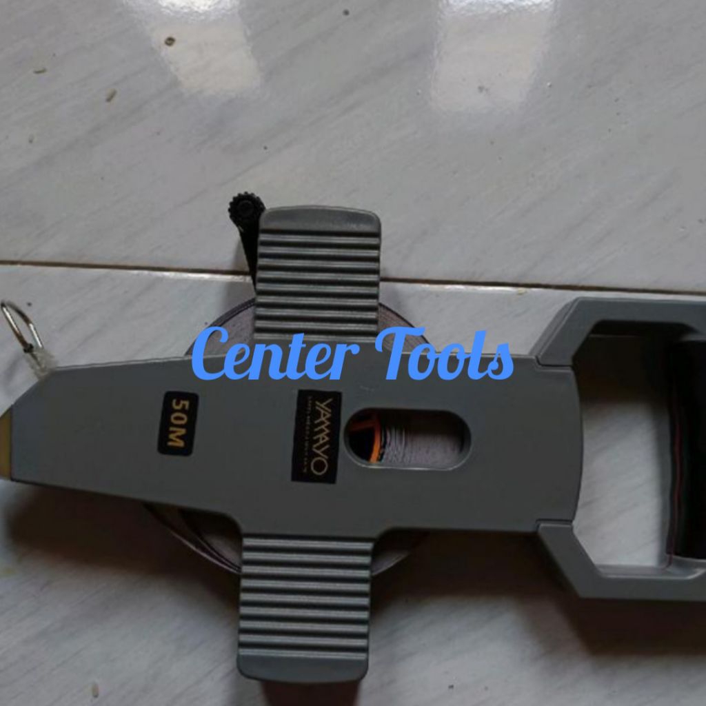 Meteran Roll Yamayo 30 50 100 Meter Meteran Tancap Stainles Steel Measuring Tape Original- 30 Meter