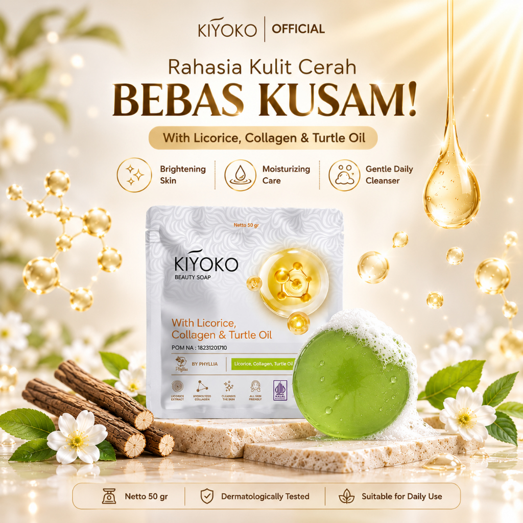 PHYLLIA BEAUTY SOAP KIYOKO - Kulit Cerah Bebas Kusam 100% Original