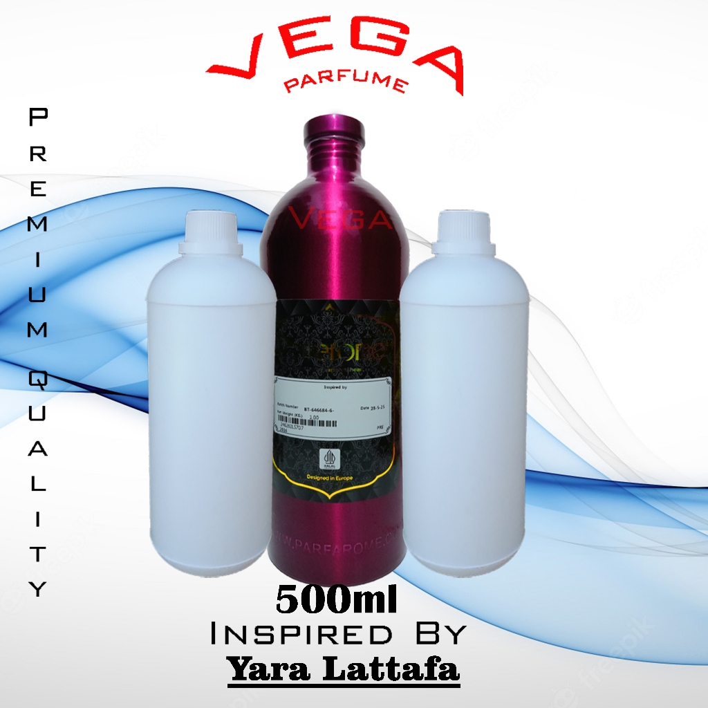 YARA LATTAFA PARFAROME PREMIUM 500ML REPACK MURNI BIBIT
