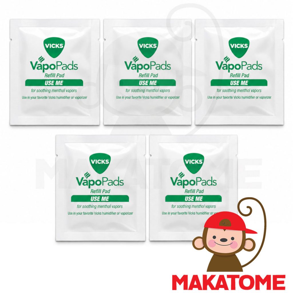 Vicks VapoPads Original Menthol Refill 5 Pcs untuk Humidifier Steam Inhaler Ecer