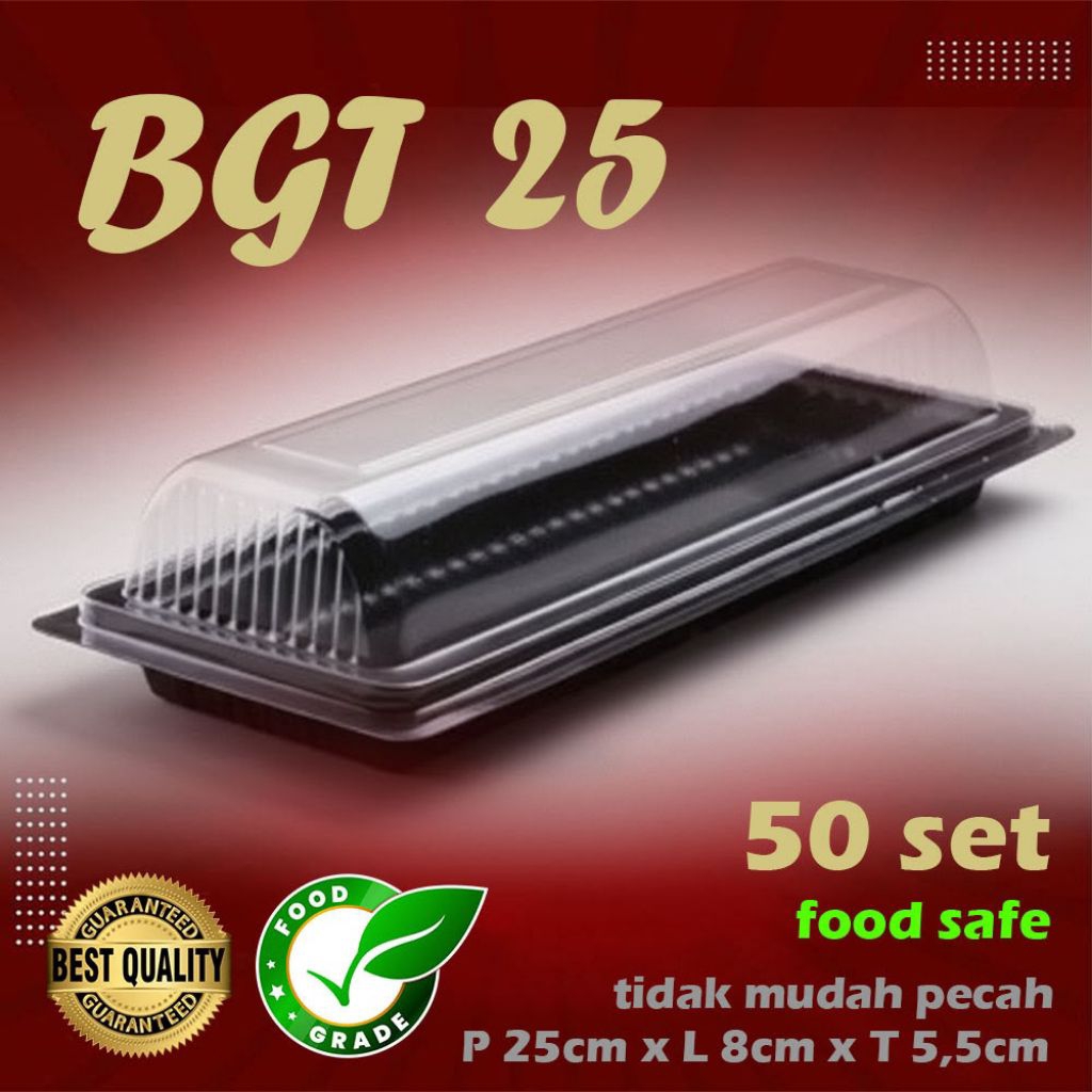 (isi 50) mika bolu gulung BGT25/bolu gulung 25cm