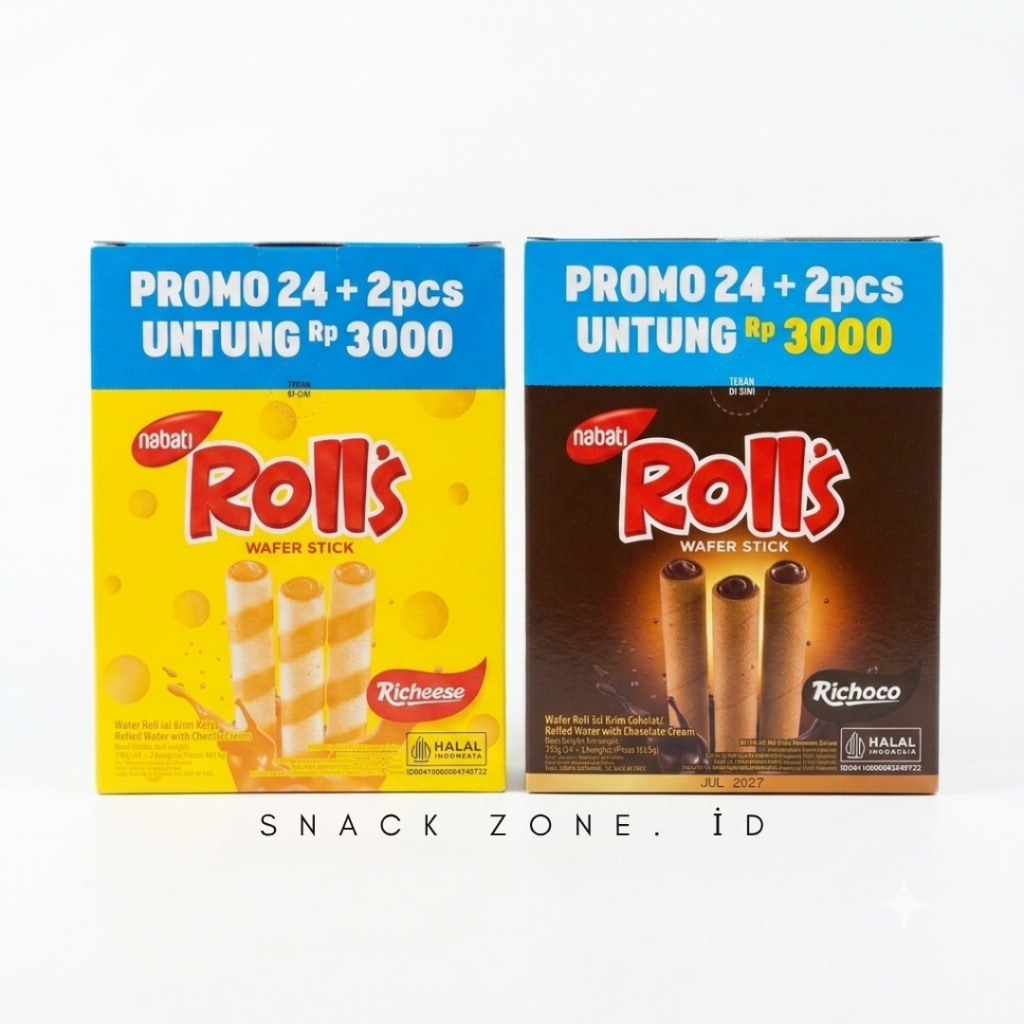 Nabati Rolls Wafer Stick 1 Dus