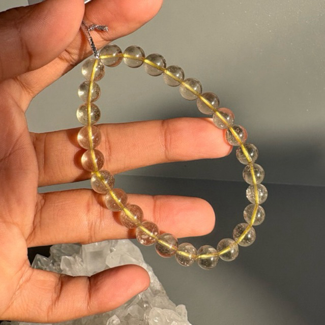 Libyan Desert Glass  (LDG) bracelet bersertifikat