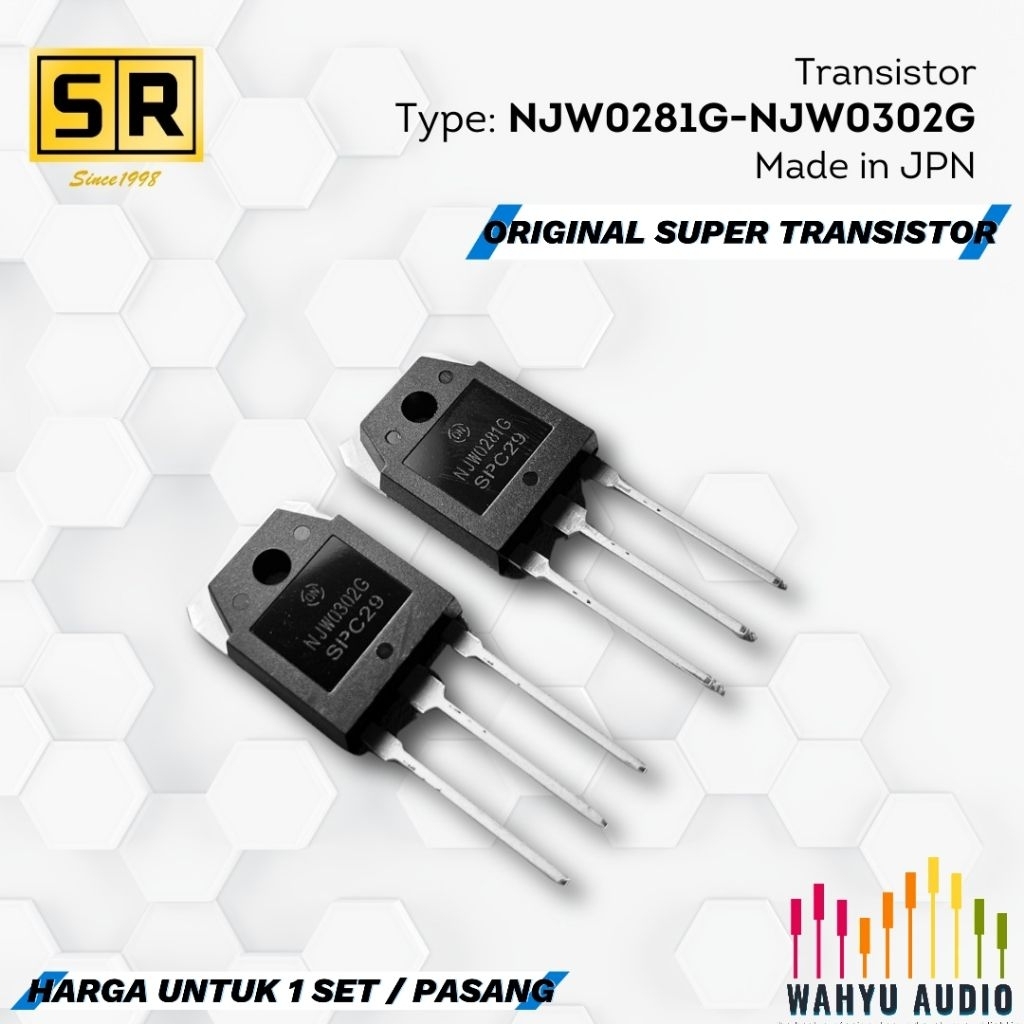 TRANSISTOR FINAL NJW0281G NJW0302G ORIGINAL PRODUK BUILD UP