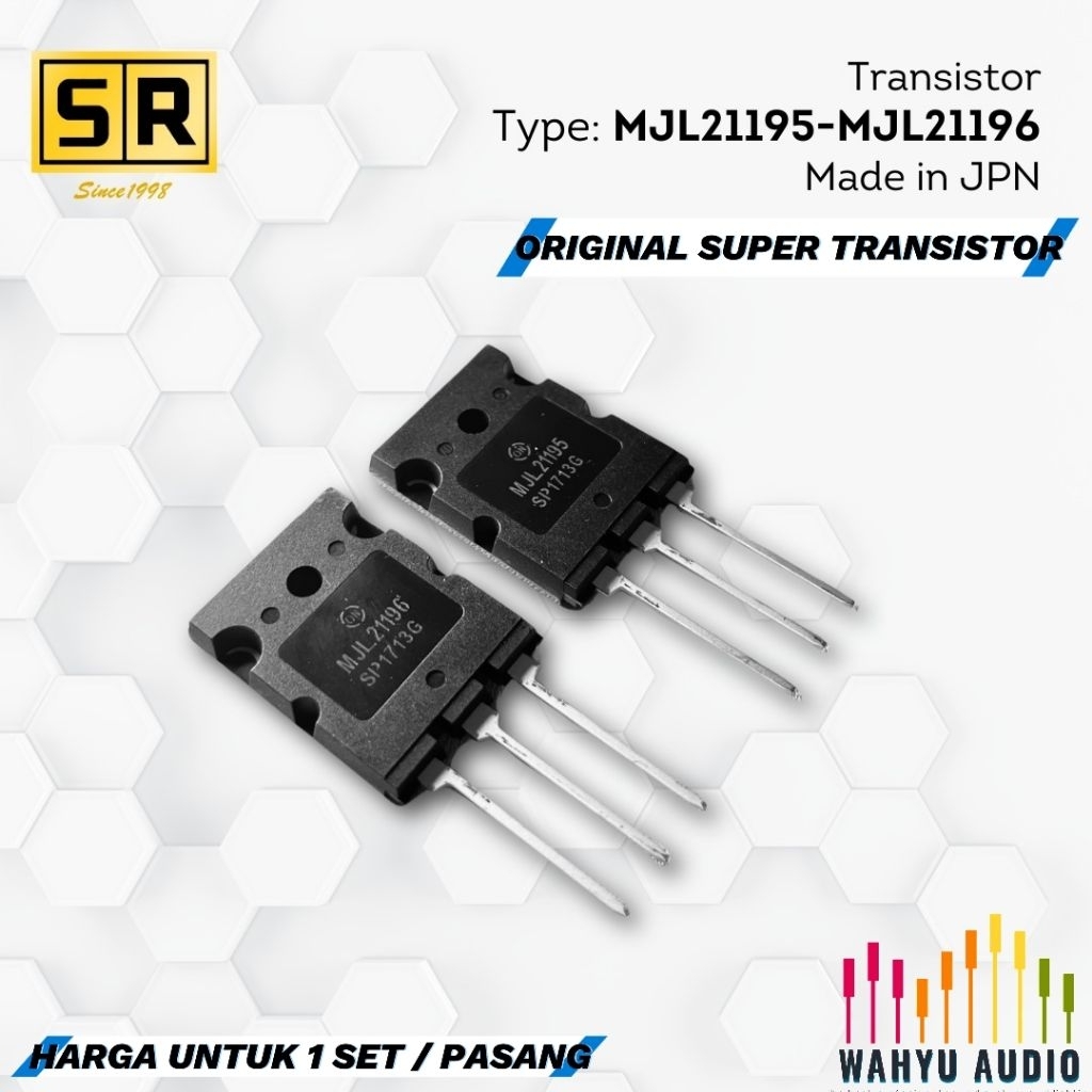 TRANSISTOR FINAL MJL21195 MJL21196 ORIGINAL BUILD UP
