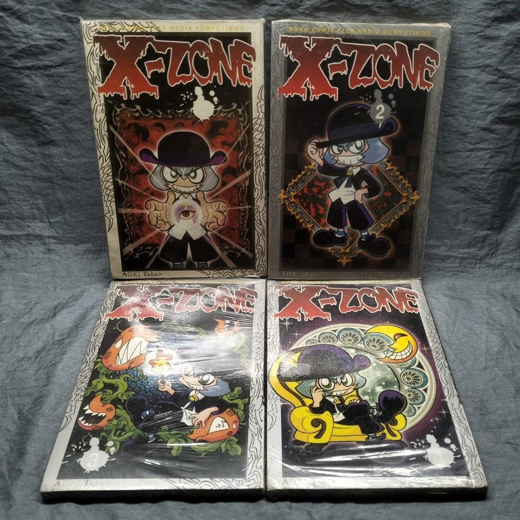 KOMIK BUKU FISIK X ZONE VOL 1-4 TAMAT INDONESIA FULLSET LENGKAP SEGEL ORIGINAL