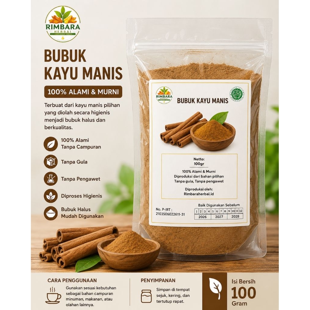 Bubuk Kayu manis 100gr