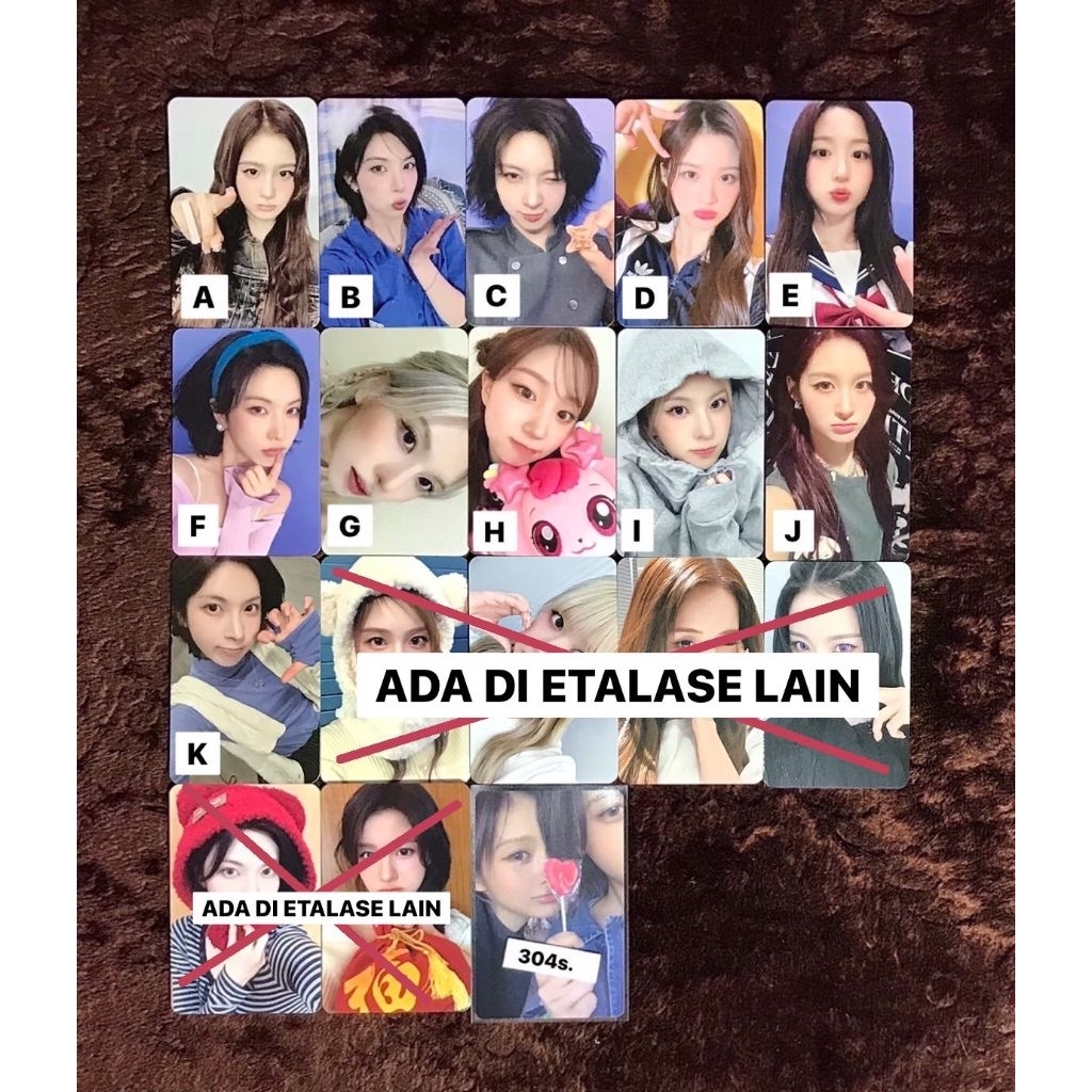 [READY] CLEARANCE SALE PHOTOCARD PC OFFICIAL NMIXX HAEWON BAE JINSOL SULLYOON EXPERGO FE304 FORWARD 