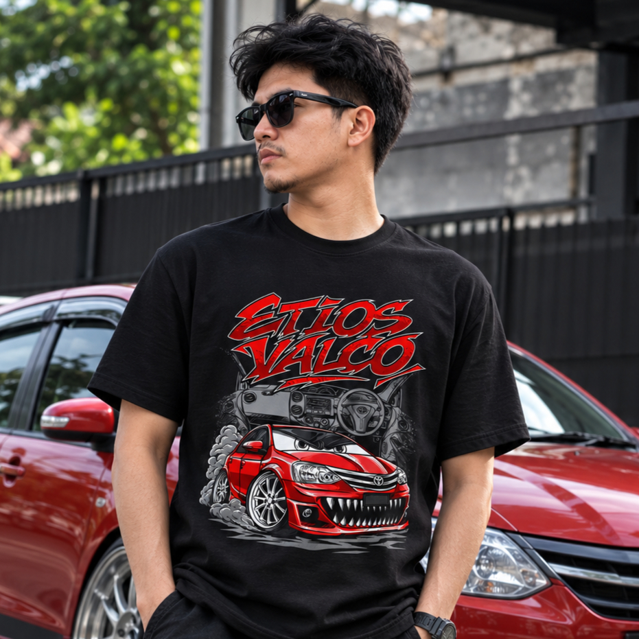 Kaos Toyota Etios Valco - Kaos Katun Etios Valco - Toyota Etios Valco