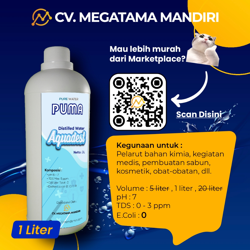 PUMA Aquadest 1 Liter