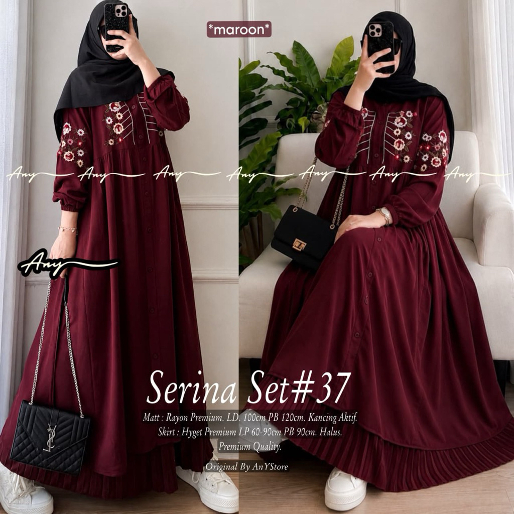 SERINA SELIONA DESTA SHERINA SET BY ANY STORE | ANYA SET BY ANNORA BAHAN BLOUSE RAJUT KNITE SKIRT HY