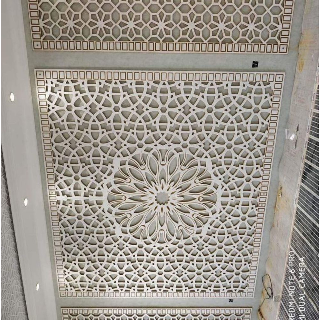 ornamen dinding masjid grc