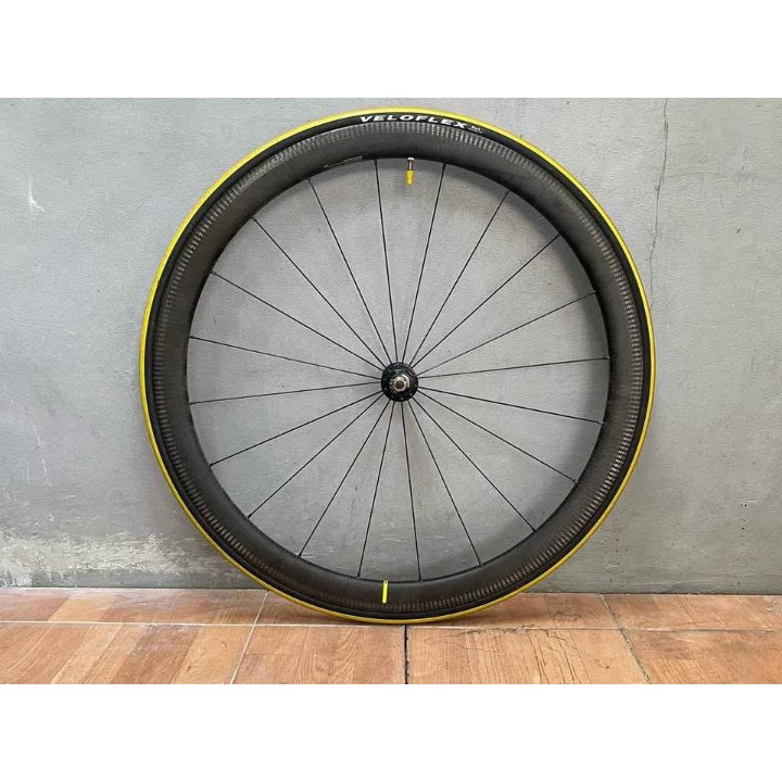 Wheelset depan Mavic CXP Pro Carbon 700c 20 hole Hub Miche Primato include ban Velovlex clincher