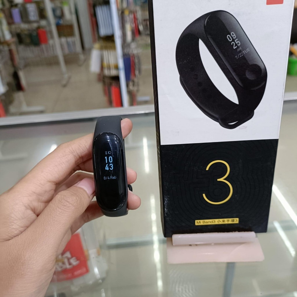 JAM TANGAN SMARTWATCH XIAOMI MI BAND 3 SECOND SEKEN