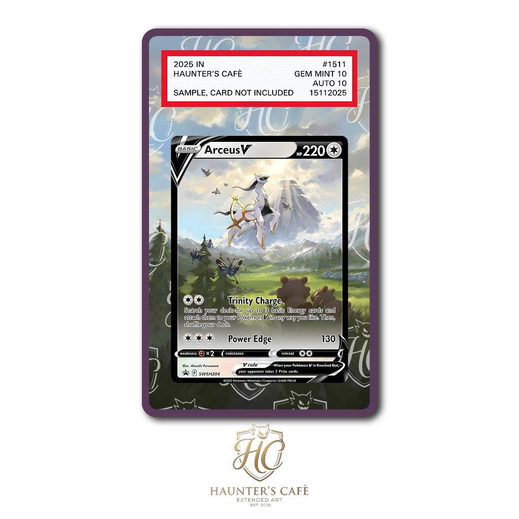Arceus V #SWSH204 Pokemon Promo (Custom Extended Art)