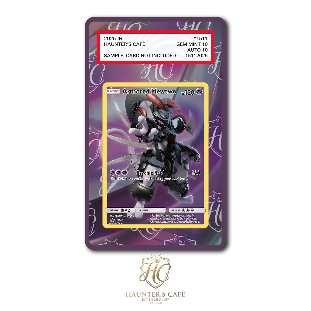 Armored Mewtwo #SM228 Pokemon Promo (Custom Extended Art)