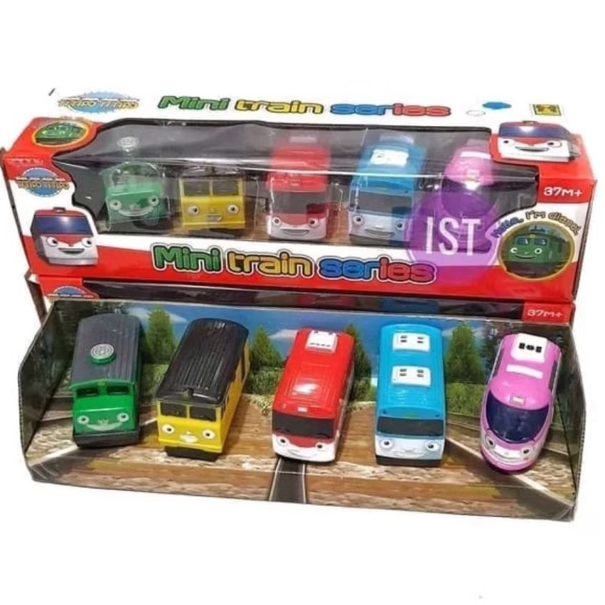 Mainan Mini Train Kereta Api Titipo Isi 5pcs