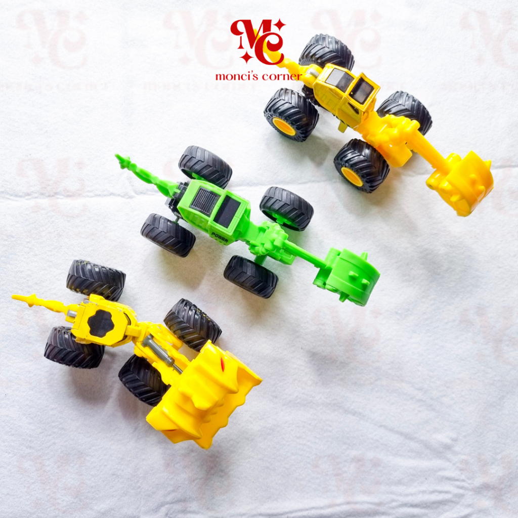 MONCI'S PRELOVED - HOT WHEELS MONSTER JAM DIRT SQUAD EXCAVATOR VEHICLE - SCOOPZ - DUGG | MAINAN ANAK