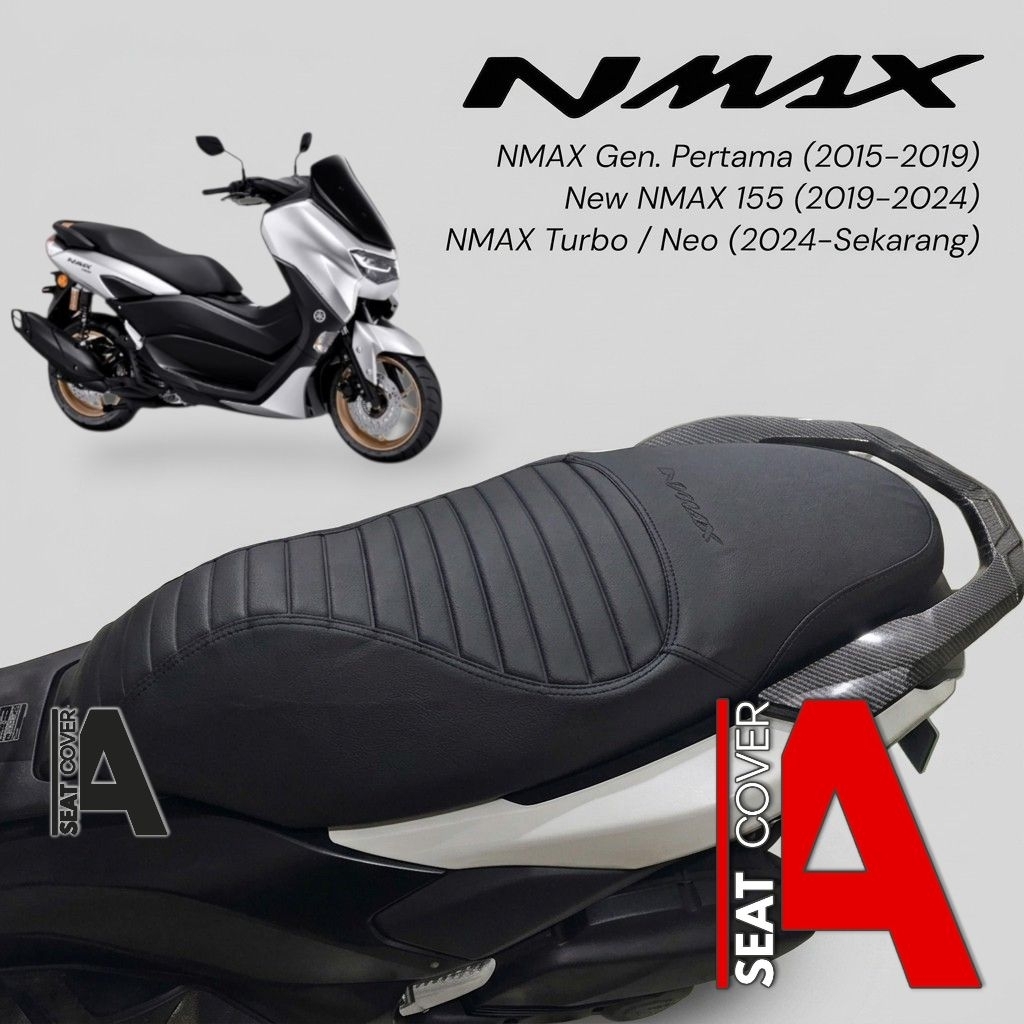 Cover Jok Premium YAMAHA NMAX Series - 155 Neo Turbo Old New V1 Model Cafe Racer Bisa Request Polos 