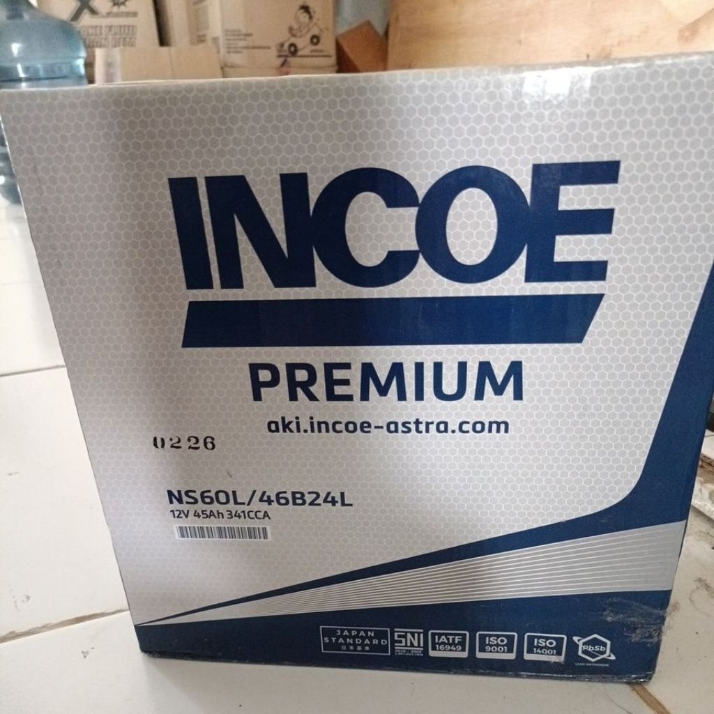 INCOE AKI BATERAI MOBIL NS60 / NS60L